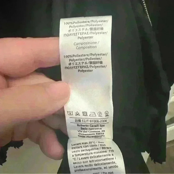 Cavalli Class Bomber Jacket - Black Medium - Picture 5 of 10